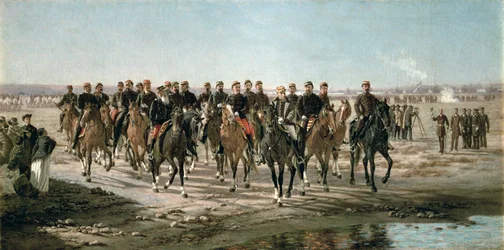 The Visit to the River Negro by General Julio Argentino Roca (1843-1914) and His Army