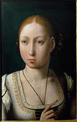 Portrait of Joanna I of Castile, called Joanna the Mad