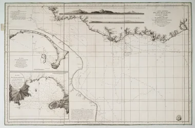 Chart of South America and the Atlantic Coast