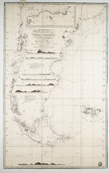 Map of Chile, Patagonia, Tierra del Fuego and the Falkland Islands, c.1798