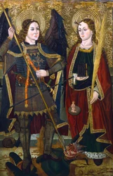 St Michael and Engracia, c1489-c1513