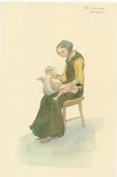 A medieval cunning woman, also known as a wise woman, 2004