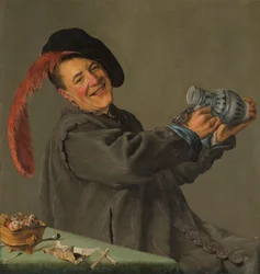 A Fool Holding a Jug, known as 