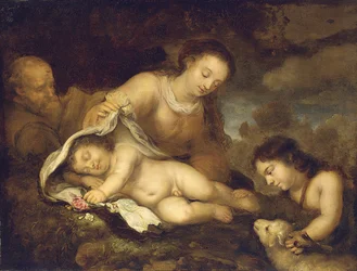 The Holy Family with Infant Saint John the Baptist