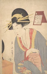 Woman Applying Make-up
