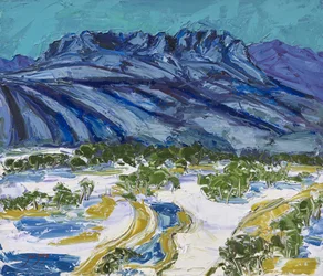 Blue Winter Mountains