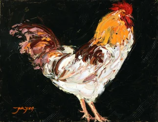 Bold Rooster Portrait