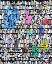 Colorful Book Dresses
