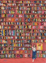 Colorful Bookshelf Reader