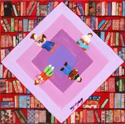 Cozy Library Readers