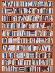 Eclectic Book Spines