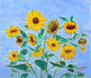 Golden Sunflowers