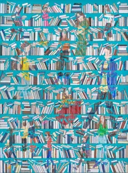 Readers In The Bookshelves