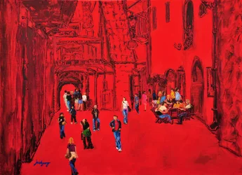 Red City Street Life