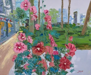 Vibrant City Garden