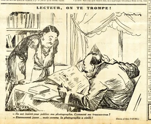 Candid, Satirical in B & W