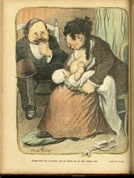 Illustration by Abel Faivre (1867-1945) in Le Rire