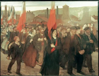 Strike in Le Creusot