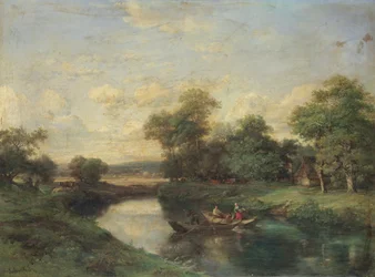 Landscape at the Edge of a River
