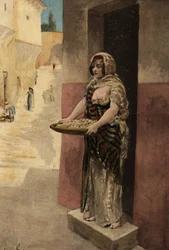 Dido selling mosses. Illustration by Jules Garnier. In 