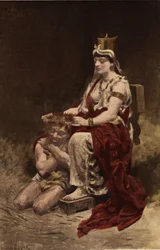 Semiramis spooling a tramp. Illustration by Jules Garnier. In 