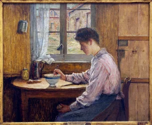 The blue cup
