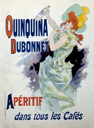 Advertising Poster for the Aperitif Quinquina Dubonnet