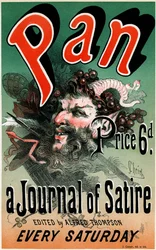 Poster (1884) for the Satirical Newspaper 