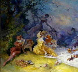 Breakfast on the Grass (detail)