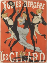 Poster for Les Girards at the Folies-Bergère