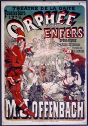Poster for the operette 