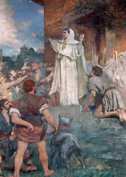 Saint Genevieve calms the Parisians