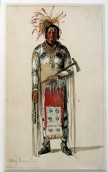 Footprint of an Indian Chief of the Pawnee Ponca Tribe