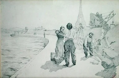 View of the Banks of the Seine, Paris