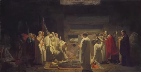 The Martyrs in the Catacombs