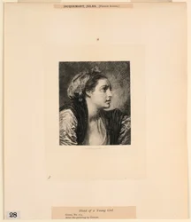 Head of a Young Girl, from 
