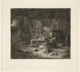 Interior of a Dutch Kitchen