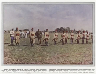 Moroccan Spahis in New Uniform