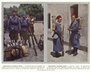 Tirailleurs, Nouvelle Tenue, Tirailleurs, Ancienne Tenue