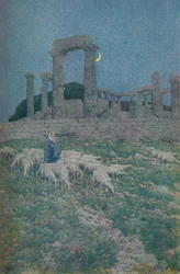 The Temple of Poseidon and Athene or Aegina