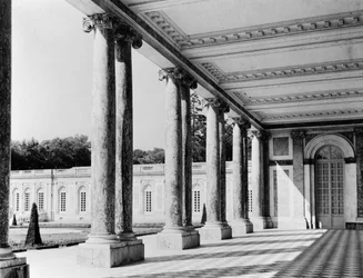 View of the Peristyle and the Left Wing of the Grand Trianon
