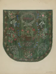 Embroidered Coverlet