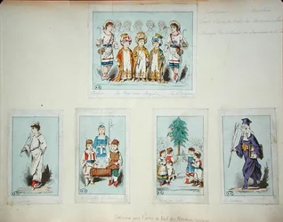 Costumes for the Alsace-Lorraine Christmas Tree