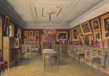 The Stroganov Palace in Saint Petersburg. Library