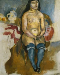 Asian in Blue Stockings, 1922