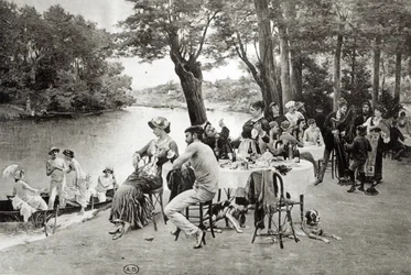 Scene on the Bank of the River Marne