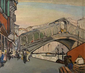The Rialto Bridge in Venice