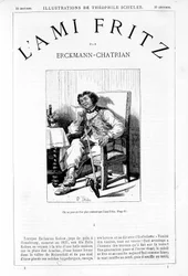 Fritz smoking the pipe - Frontispiece of 