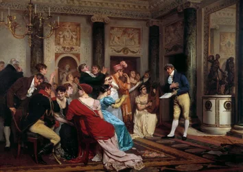 Romance is Fashionable (Reading a Piece of Theatre in a Parisian Salon)