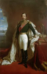 Portrait of Emperor Napoleon III in Coronation Robes